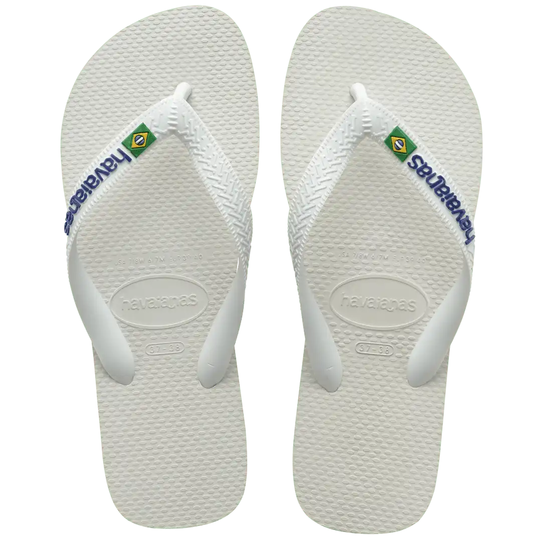 Kids' Brazil Logo Flip Flops