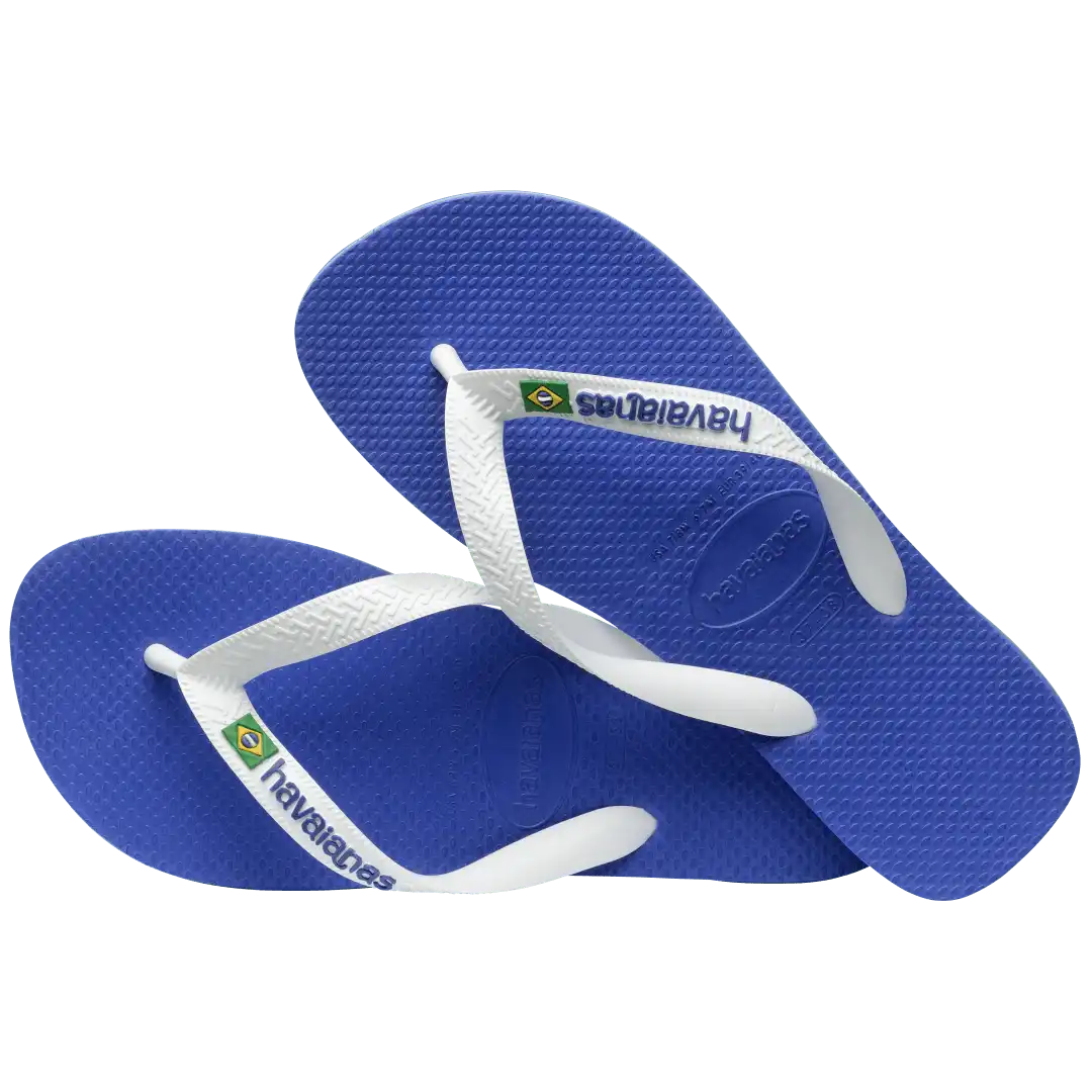 Kids' Brazil Logo Flip Flops