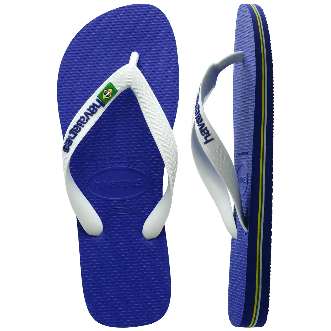 Women's Brazil Logo Flip Flops