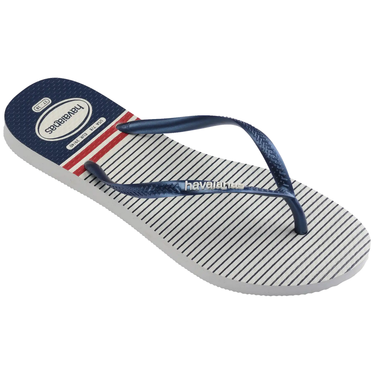 Women's Nautical Slim Flip Flops