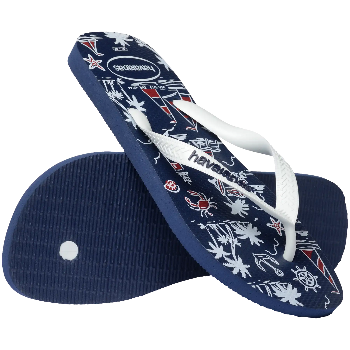 Men's Top Nautical Flip Flops