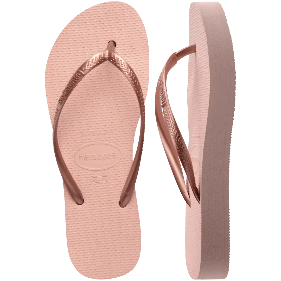Women's Slim Flatform Flip Flops