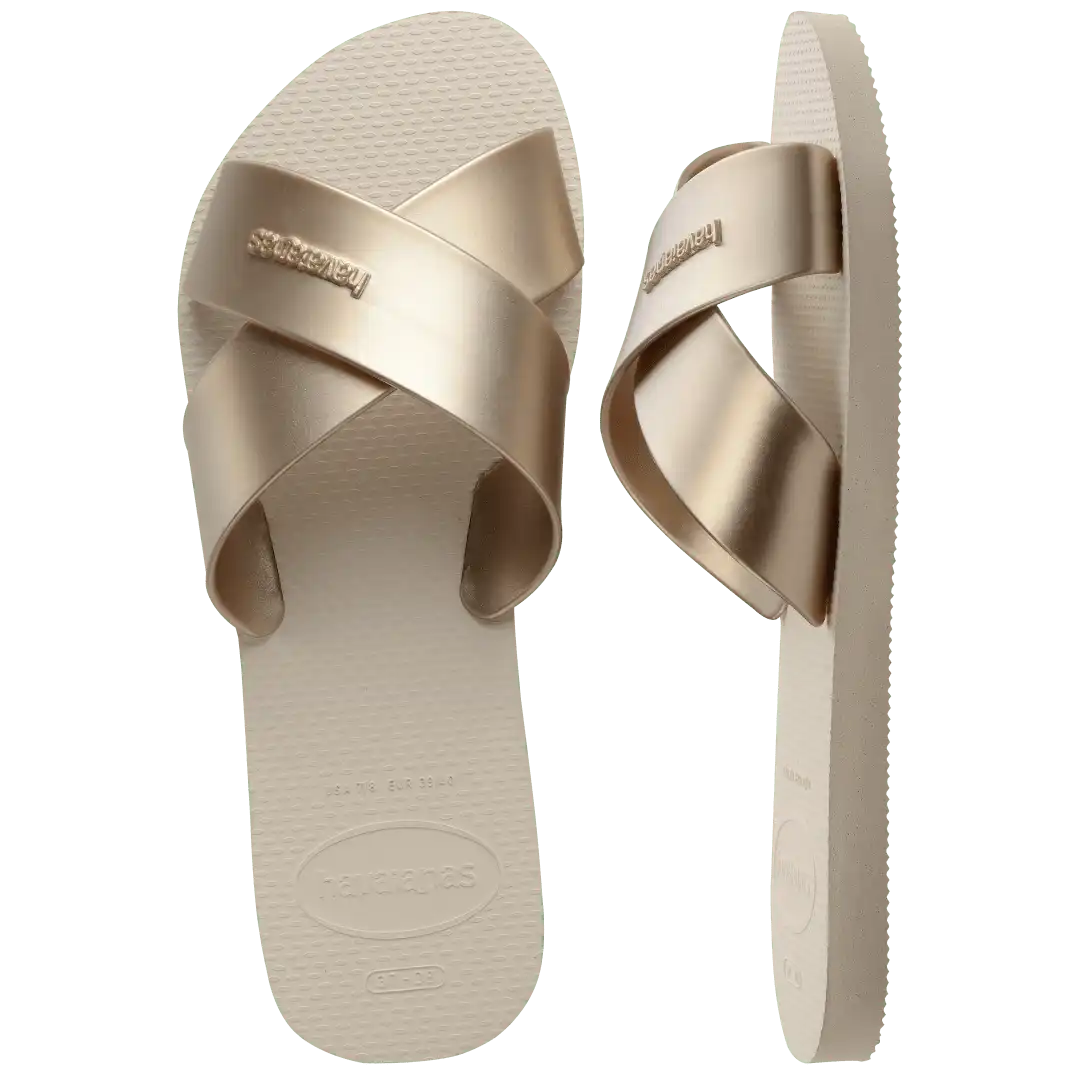 Women's Aqua Metallic Sandals