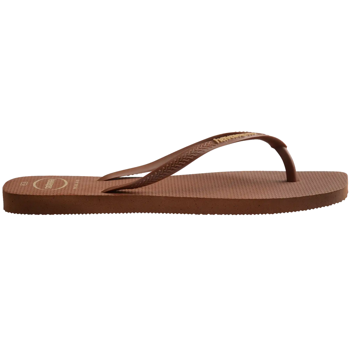 Women's Slim Square Logo Pop Up Flip Flops