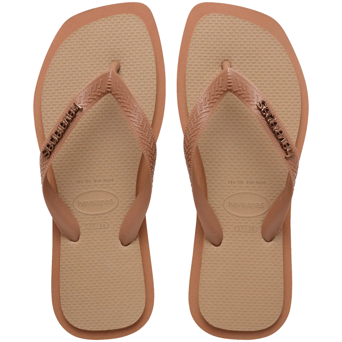 Women's Top Square Fusion Flip Flops