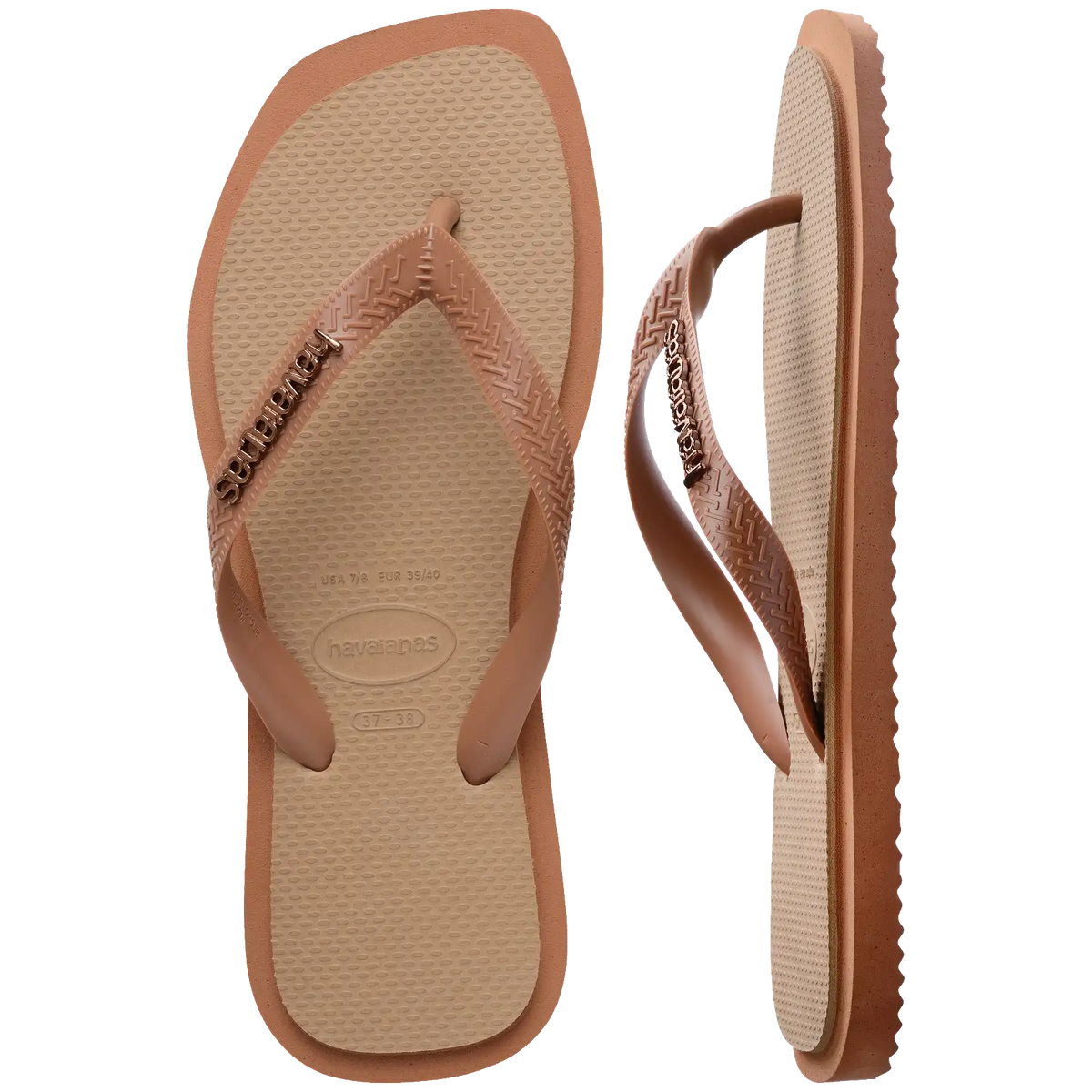 Women's Top Square Fusion Flip Flops