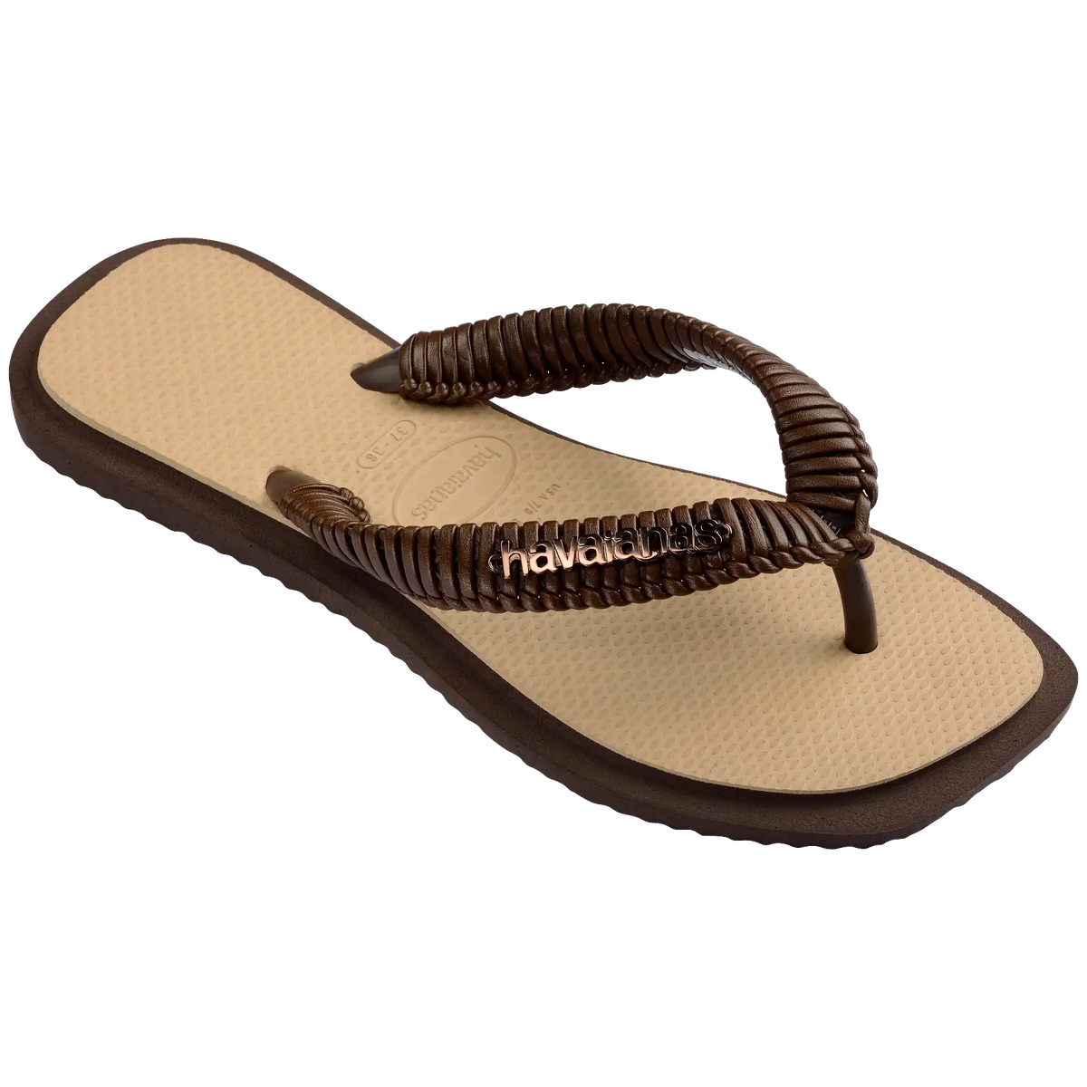 Women's Top Square Fusion Boho Flip Flops
