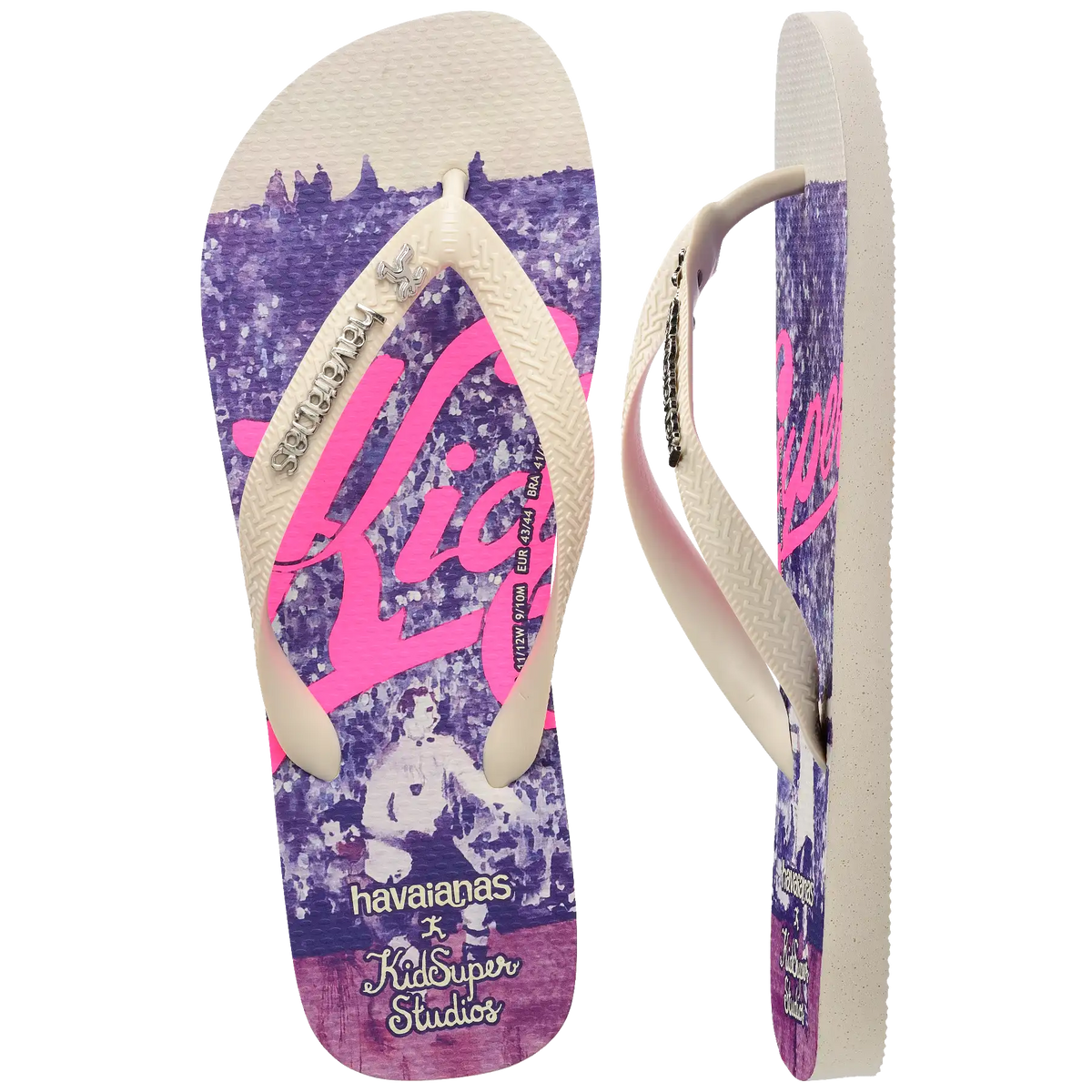 Top KidSuper Soccer Flip Flops