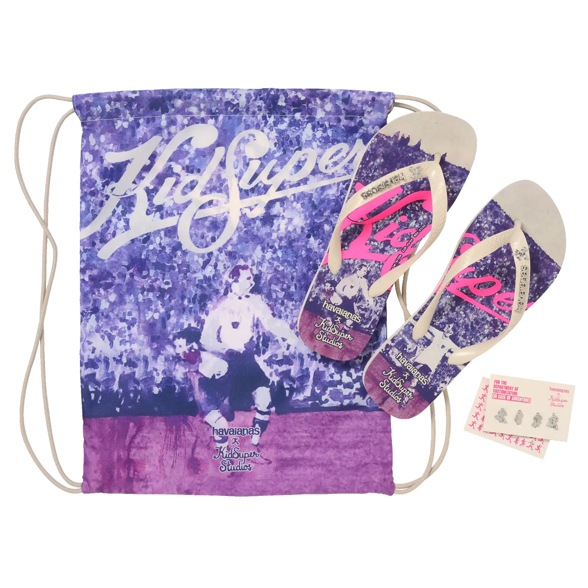 Top KidSuper Soccer Flip Flops